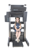 MiniCAT keeps the child in an upright position, allowing him or her to maintain a sense of control and familiarity.